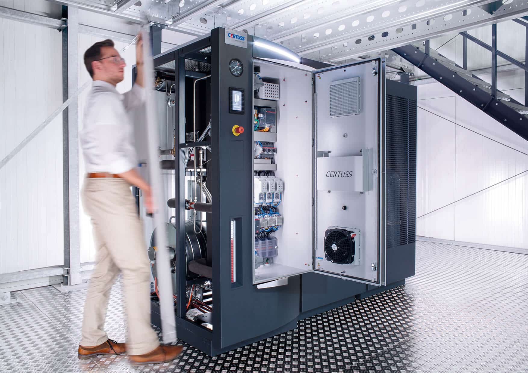 Onderhoud aan stoomketel